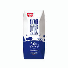 临期：光明 优加钻纯牛奶200ml*24盒