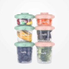 SUPER mama 婴儿辅食盒  【婴儿辅食盒3个装】青芥绿