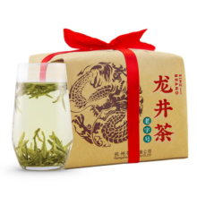 西湖牌2024新茶上市  绿茶明前特级龙井茶传统纸包200g 春茶