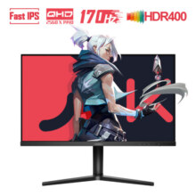 KOORUI科睿 27英寸 2K高清 FastIPS 170Hz 1ms（GtG）HDR400 旋转升降支架 电竞游戏显示屏 27E1QX