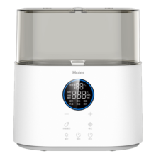 海尔（Haier）婴儿暖奶器多功能恒温温奶器升级电子触屏双瓶暖奶 HBW-D201