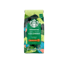 Starbucks星巴克 哥伦比亚咖啡豆200g中度烘焙黑咖啡坚果风味