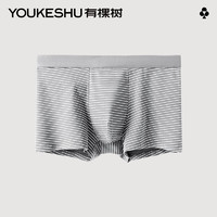 YOUKESHU 有棵树 男士内裤柔软纯棉裆