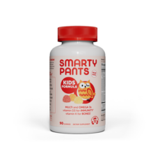 SmartyPants儿童维生素软糖猫头鹰婴幼儿DHA鱼油Omega3维c复合进口90粒 4岁+ 儿童零食营养健康 联合利华旗下