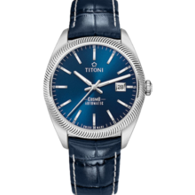 梅花（Titoni）瑞士手表宇宙系列机械皮带男士腕表ETA2824自动41mm 878 S-ST-612