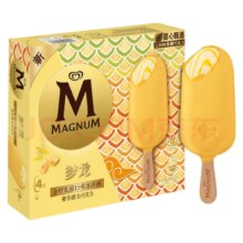 plus会员：梦龙和路雪 小金龙金柠乳酪口味冰淇淋 65g*4支*4件