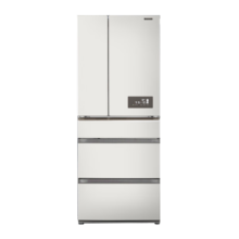 松下（Panasonic）532升大容量多门冰箱 全开抽屉 银离子kang菌 无霜风冷 NR-EE53WGB-W 暖光白  以旧换新