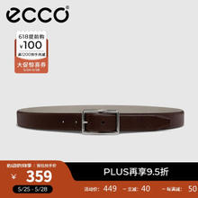 ecco 爱步 男士针扣皮带 商务正装青年中年休闲腰带 9105894 棕色（深棕色）910589490152 100