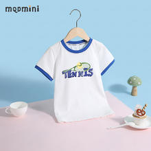 MQDMINI 儿童休闲圆领纯棉短袖T恤