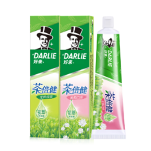 好来（DARLIE）黑人牙膏茶倍健龙井绿茶清新口气防蛀黄牙垢烟渍含氟牙膏成人 茶倍健组合300g