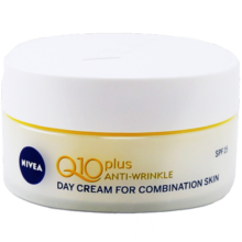 妮维雅（NIVEA）辅酶Q10防晒日霜乳液50ml SPF15 保湿面霜女士 紧致淡纹 护肤品