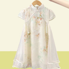 La Chapelle 女童新中式汉服连衣裙