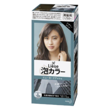 plus:自营 花王（KAO）Prettia泡沫染发膏染发剂 liese莉婕植物泡泡染家用 纽约灰棕