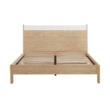 LINSY 林氏家居 床原木风双人床1.8米2米实木脚主卧大床PY1A双人床 1500mm*2000mm