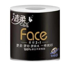 Plus会员:洁柔卷纸有芯卫生纸厕纸大卷4层加厚140克棉柔感 1卷