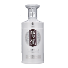 习酒【官方授权】贵州习酒 53度酱香型高度白酒 口粮酒宴请送礼 53度 500mL 1瓶 银质