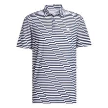 adidas 阿迪达斯 条纹高尔夫运动翻领短袖POLO衫男装夏adidas阿迪达斯官方outlets
