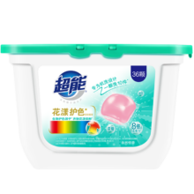 plus会员：超能 花漾护色洗衣凝珠288g(36颗)