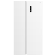 TCL 455升冰箱对开双门 一级能效双变频 【R455V7-S 象牙白色】595mm超薄机身