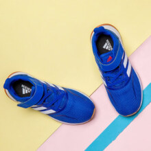 京东百亿补贴、限尺码：adidas 阿迪达斯 儿童运动鞋跑步鞋青少年休闲鞋 蓝色 30.5码