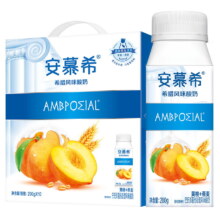 AMBROSIAL 安慕希 高端颗粒系列 黄桃燕麦希腊风味酸奶 200g*10盒/箱*2件