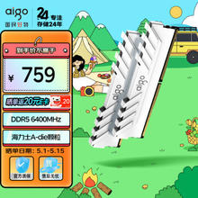 aigo 爱国者 32GB(16G×2)套装 DDR5 6400 海力士A-die颗粒 C32
