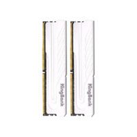 KINGBANK 金百达 银爵系列 DDR5 5600MHz 台式机内存 马甲条 白色 32GB（16GB*2）