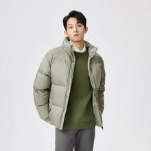杰克琼斯 杰克·琼斯（JACK&JONES）秋冬男装羽绒服石墨烯立领夹克外套223312013 灰绿色-E06 175/96A/M