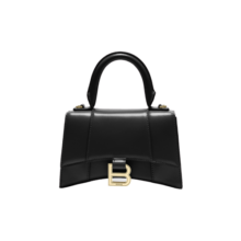 巴黎世家（BALENCIAGA）礼物 女士黑色牛皮革 Top Handle 手袋 592833 1QJ4M 1000