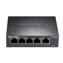 TP-LINK 5口千兆交换机 企业级交换器 监控网络网线分线器 分流器 金属机身 TL-SG1005D