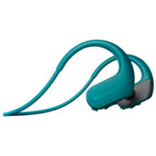 索尼（SONY）NW-WS413防水游泳跑步运动mp3音乐播放器一体耳机 4G(蓝色)