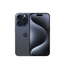 Plus：Apple iPhone 15 Pro (A3104) 支持移动联通电信苹果手机5G 蓝色钛金属 256GB（标配90天碎屏险）