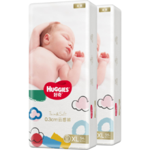 京东百亿补贴:好奇（Huggies）金装纸尿裤XL108片(12-17kg)加大号婴儿尿不湿超薄柔软大吸力透气