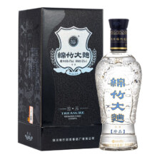 88VIP：剑南春 蓝盒珍品绵竹大曲52度整箱装浓香型白酒 475ml*6瓶