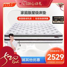 520心动礼、以旧换新：Sleemon 喜临门 舒缦2S 乳胶防螨床垫 1.8*2m