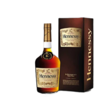 再降价，Plus会员:轩尼诗（Hennessy）VS 法国干邑白兰地 洋酒 750ml