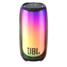 再降价、plus会员、JBLPULSE5 音乐脉动五代 便携式蓝牙音箱 全面屏炫彩小音箱 低音炮 桌面音响 防水防尘 黑色