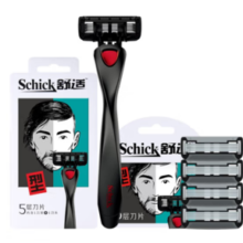 31日20点！Schick 舒适 5手动剃须刀 1刀架+5刀头