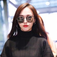 HORIEN 海俪恩 墨镜女士太阳镜 偏光开车专用防晒护目镜大框显瘦眼镜N6621N16P