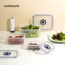 LOCK&LOCK LLG224S901 格拉斯玻璃 保鲜盒3件套