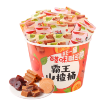 plus会员:百草味 霸王山楂桶 550g
