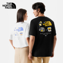 31日20点、618预告：The North Face 北面 情侣款 爱心T恤 8DEM 三色任选