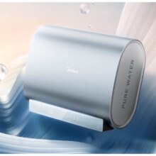 再降价、预售：美的（Midea）TECH活水玲珑超薄60升 双胆扁桶电热水器3300W水电分离净棒免换一级能效F6033-UDpro(HE)京东小家