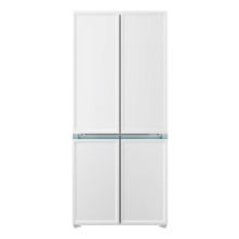 618预售、PLUS会员：海尔（Haier）冰箱501升四开门全空间保鲜零距离嵌入式冰箱超薄底部散热白色冰箱一级能效家用大容量十字对开门 501升白巧系列深度622mm+EPP超净系统