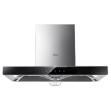 PLUS会员: Midea 美的 抽油烟机 单烟机触控T33A 19吸力智能干洗