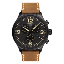 天梭（TISSOT）瑞士手表 速驰系列腕表 皮带石英男表 T116.617.36.057.00