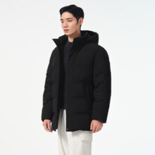 反季补贴、plus会员：坦博尔 中长款可脱卸帽羽绒服