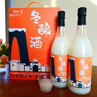 中华老字号会员单位，同里红 × 姑芳 原味冬酿酒（米露）750mL*2瓶