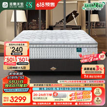 AIRLAND 雅兰 牛奶天丝™面料3cm加厚乳胶软硬两面独袋弹簧床垫 睡美人1.8*2米