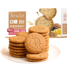 需首购、plus会员: Arale 五谷杂粮0糖芝麻饼干 1kg